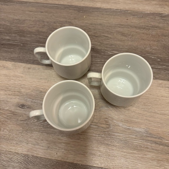 Vintage Japan Bird Floral Stackable Mugs Retro 2 Finger Handle Set Of 3 - Picture 4 of 11